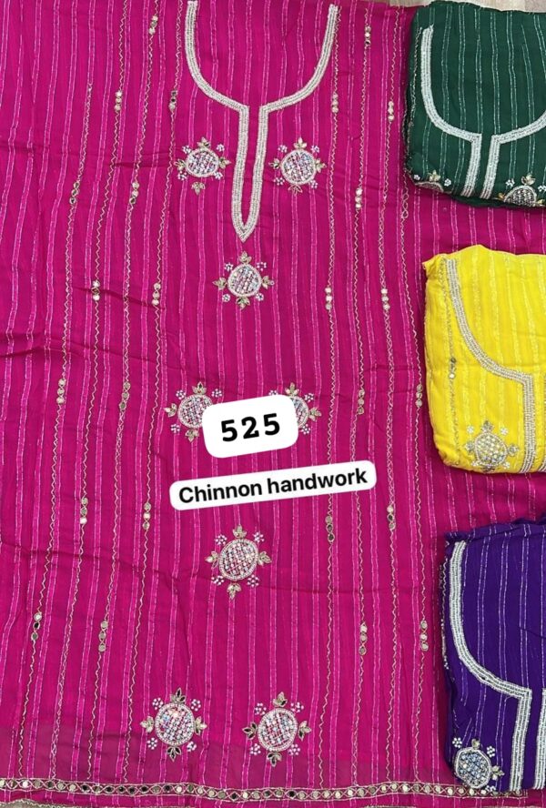 SCAK Other Top Pure Chiffon Dupatta Unstitched Suits