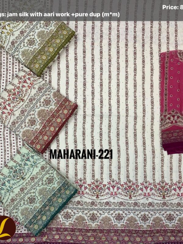 1000462925 Lalee Jaam Top Muslin Dupatta Unstitched Suits