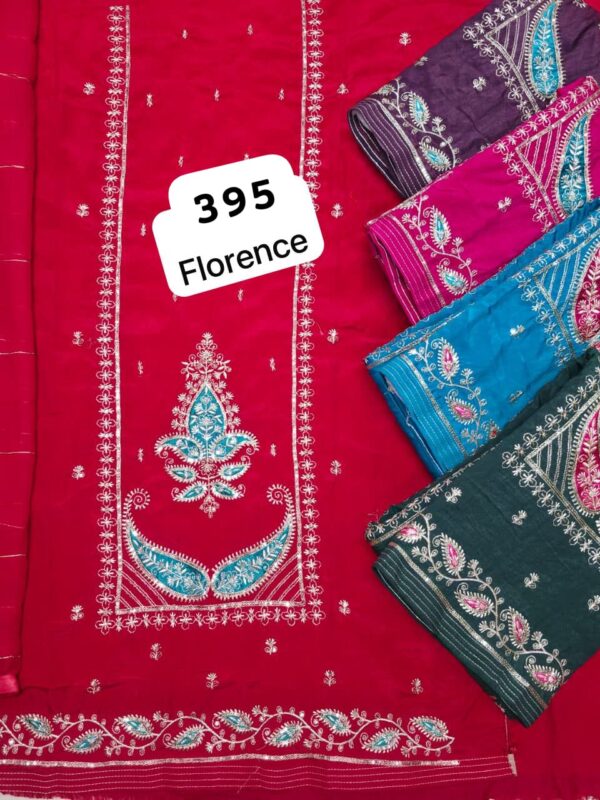 SCAK Fiona Top Nazneen Dupatta Unstitched Suits