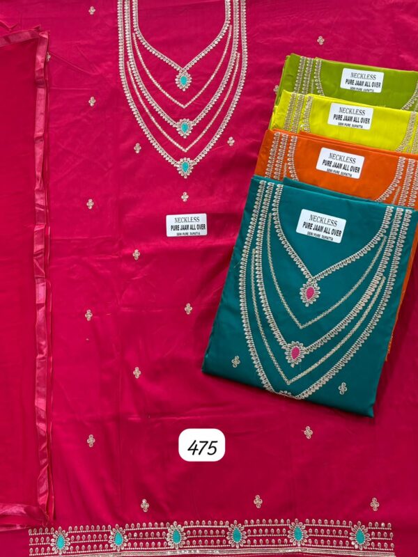 SCAK Jaam Top Nazneen Dupatta Unstitched Suits