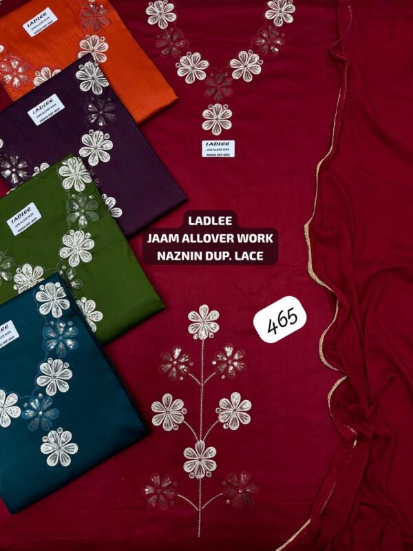 SCAK Jaam Top Nazneen Dupatta Unstitched Suits