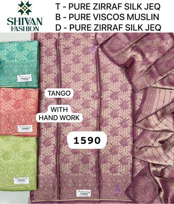 Shivansh Silk Top Pure Chiffon Dupatta Unstitched Suits