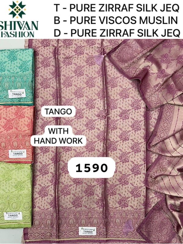 Shivansh Silk Top Pure Chiffon Dupatta Unstitched Suits