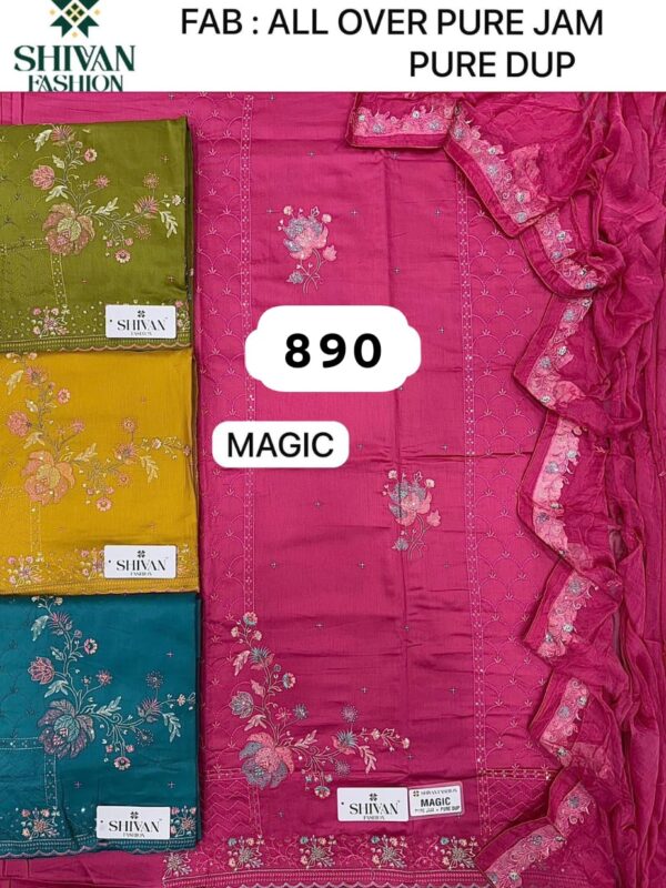 1000584730 Shivansh Jaam Top Pure Chiffon Dupatta Unstitched Suits