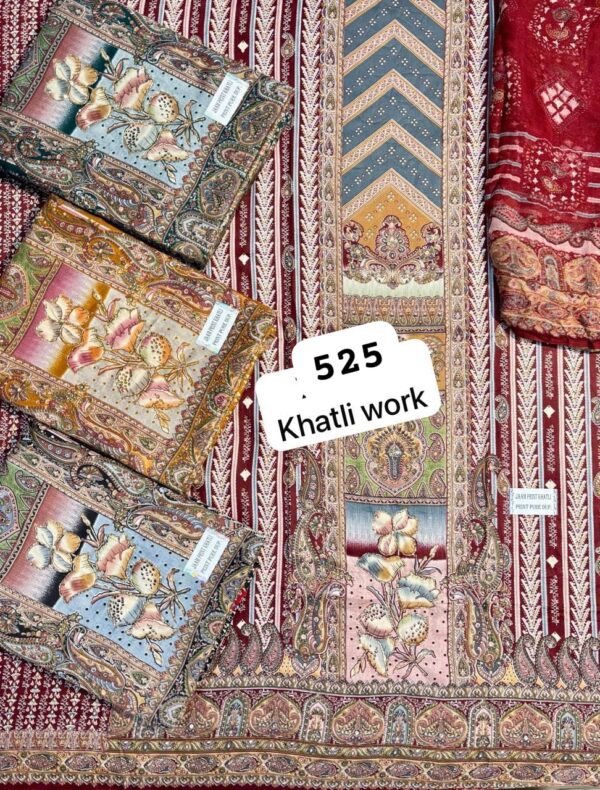 1000584738 SCAK Jaam Top Pure Chiffon Dupatta Unstitched Suits