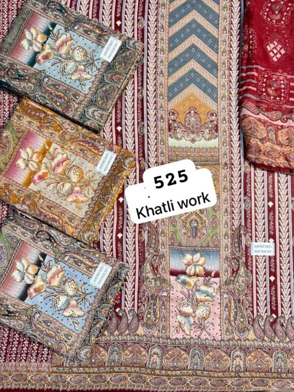 SCAK Jaam Top Pure Chiffon Dupatta Unstitched Suits