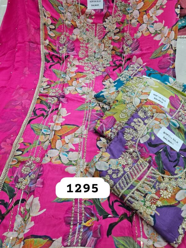 SCAK Organza Top Nazneen Dupatta Unstitched Suits