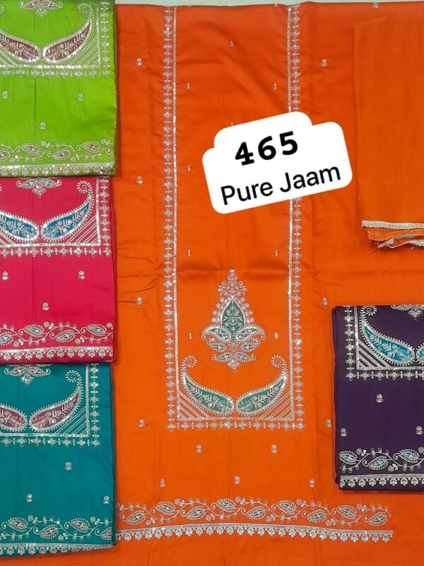 SCAK Jaam Top Pure Chiffon Dupatta Unstitched Suits