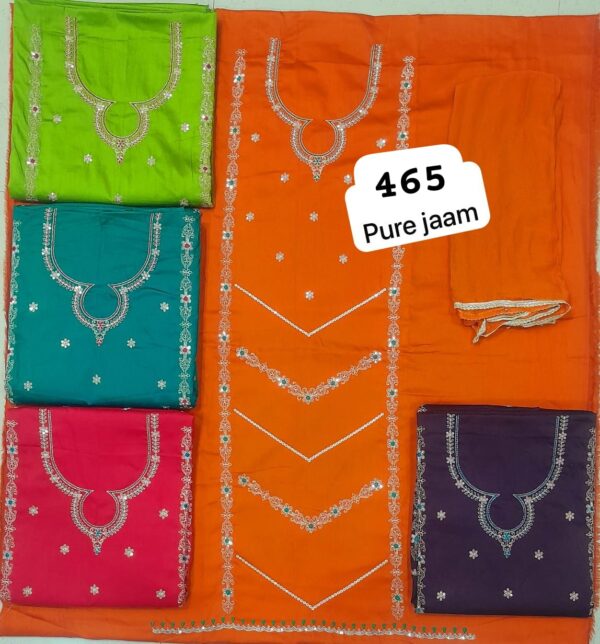 SCAK Jaam Top Pure Chiffon Dupatta Unstitched Suits