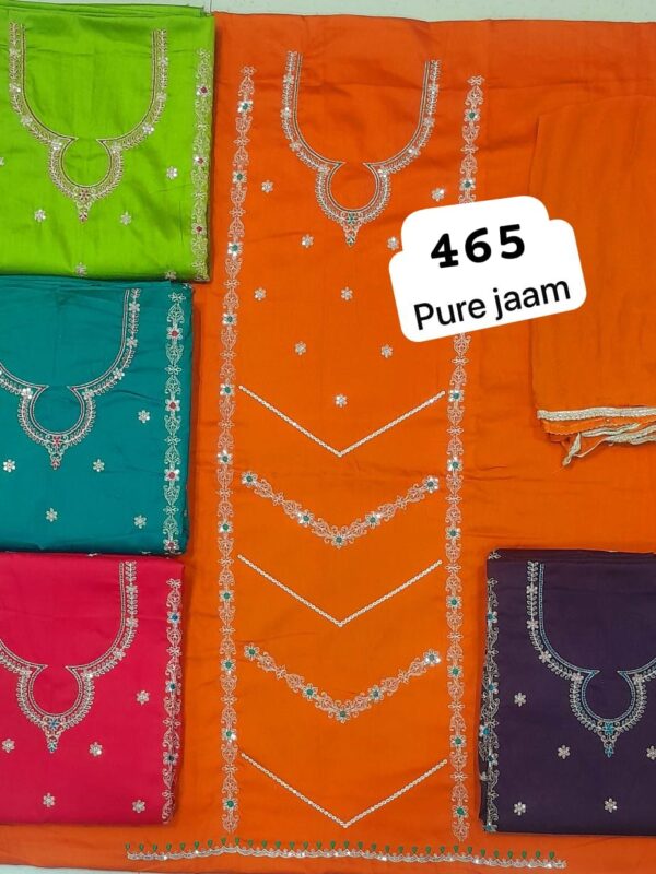 SCAK Jaam Top Pure Chiffon Dupatta Unstitched Suits