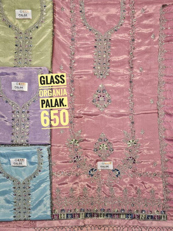 1000674730 SCAK Glass Top Pure Chiffon Dupatta Unstitched Suits