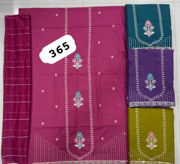 SCAK Soft Jaam Top Nazneen Dupatta Unstitched Suits