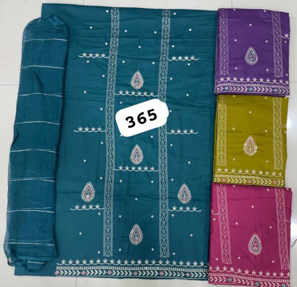 SCAK Soft Jaam Top Nazneen Dupatta Unstitched Suits