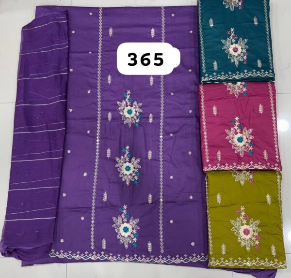 SCAK Soft Jaam Top Nazneen Dupatta Unstitched Suits