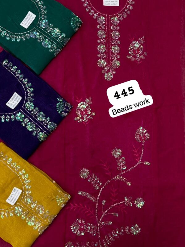 SCAK Crunchy Top Pure Chiffon Dupatta Unstitched Suits