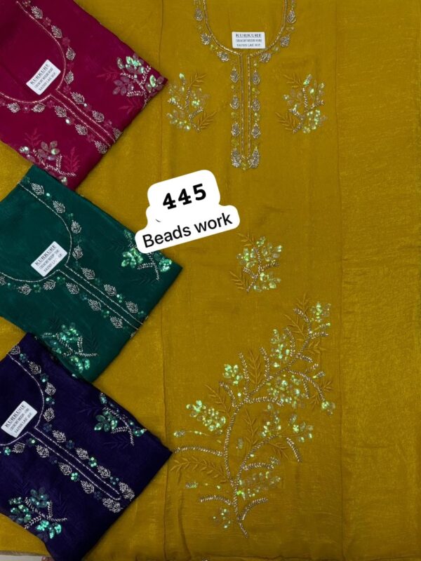 SCAK Crunchy Top Pure Chiffon Dupatta Unstitched Suits