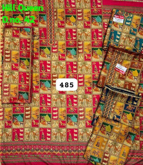 Vijay Winter Top Acrowool Dupatta Unstitched Suits