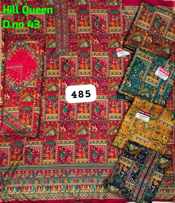 Vijay Winter Top Acrowool Dupatta Unstitched Suits