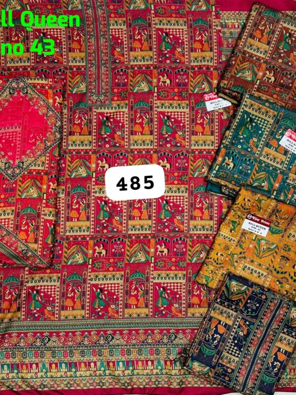 Vijay Winter Top Acrowool Dupatta Unstitched Suits