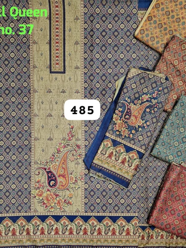 Vijay Winter Top Acrowool Dupatta Unstitched Suits