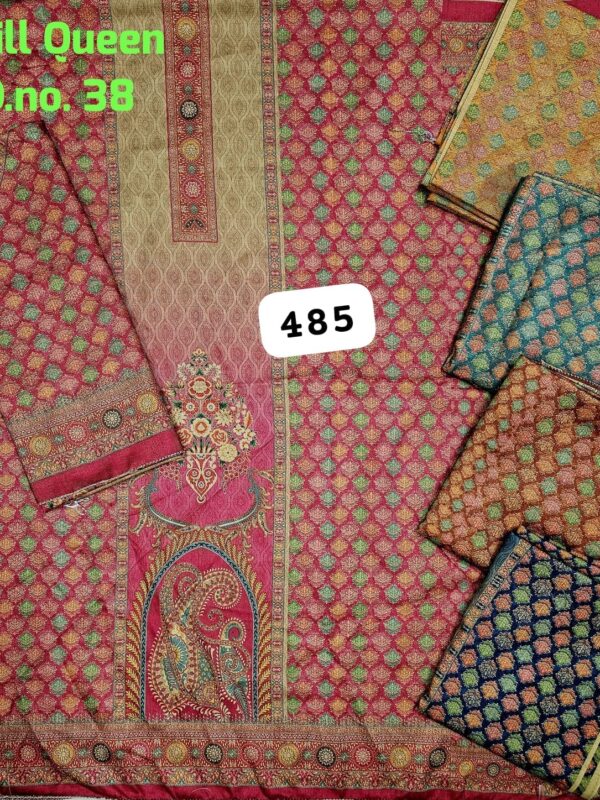 Vijay Winter Top Acrowool Dupatta Unstitched Suits