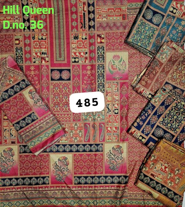 Vijay Winter Top Acrowool Dupatta Unstitched Suits