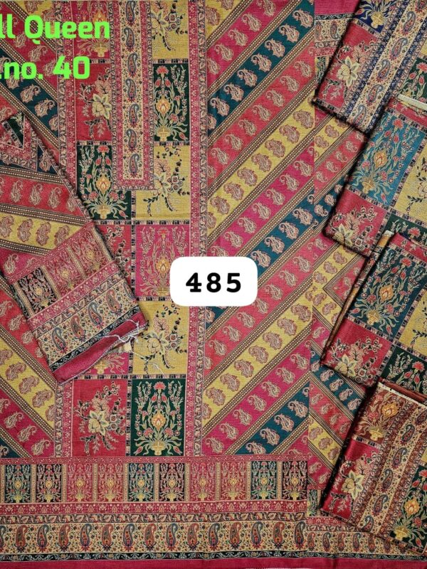 Vijay Winter Top Acrowool Dupatta Unstitched Suits