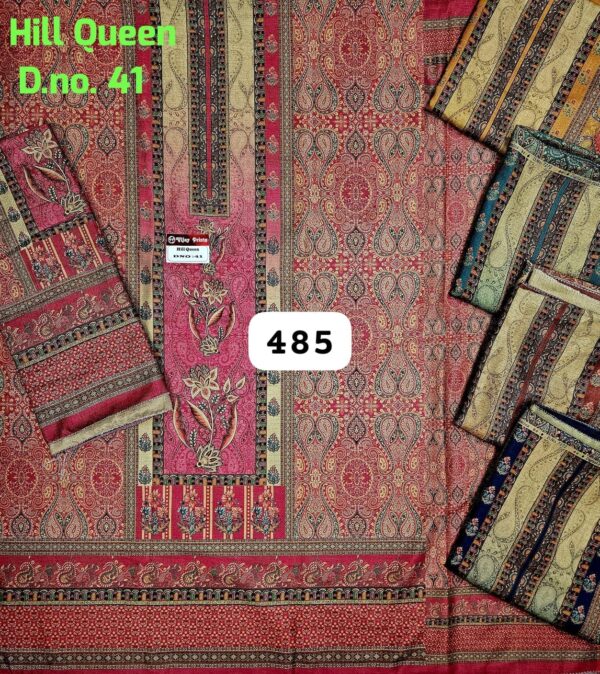 Vijay Winter Top Acrowool Dupatta Unstitched Suits