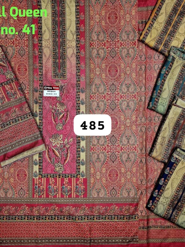 Vijay Winter Top Acrowool Dupatta Unstitched Suits