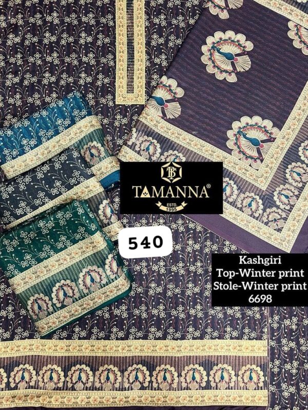 Tamana Winter Top Winter Dupatta