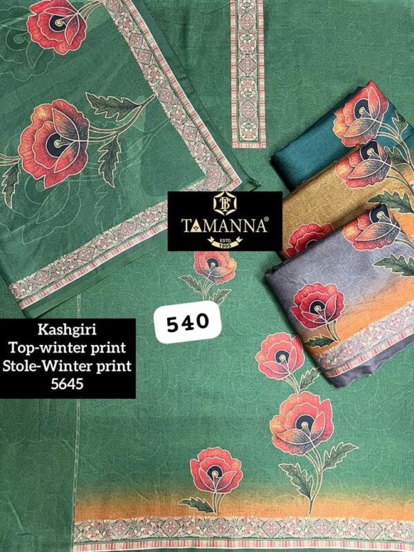 Tamana Winter Top Winter Dupatta