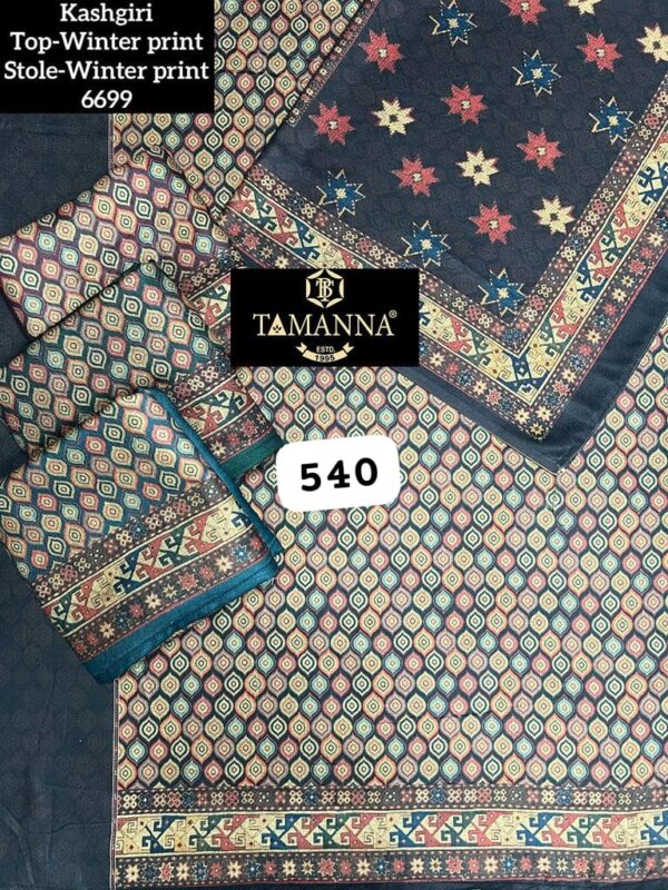 Tamana Winter Top Winter Dupatta