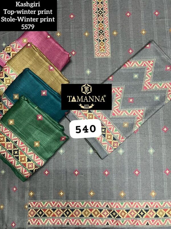 Tamana Winter Top Winter Dupatta