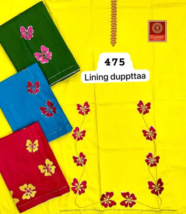 1000677604 Bansuri Jaam Top Pure Chiffon Dupatta Unstitched Suits