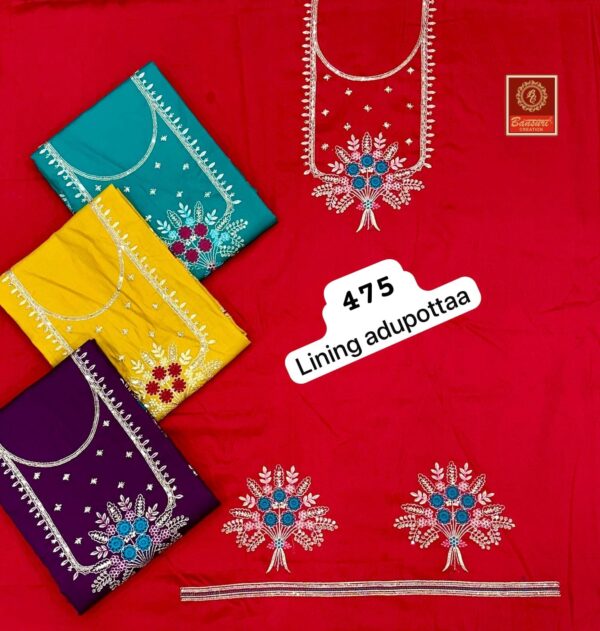 Bansuri Jaam Top Pure Chiffon Dupatta Unstitched Suits