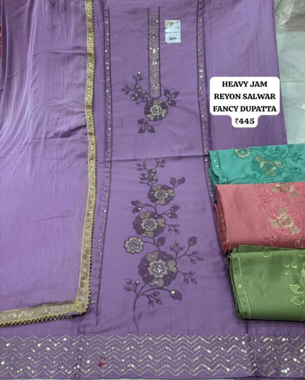SCAK Jaam Top Pure Chiffon Dupatta Unstitched Suits