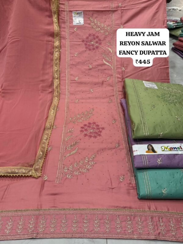 1000691697 SCAK Jaam Top Pure Chiffon Dupatta Unstitched Suits