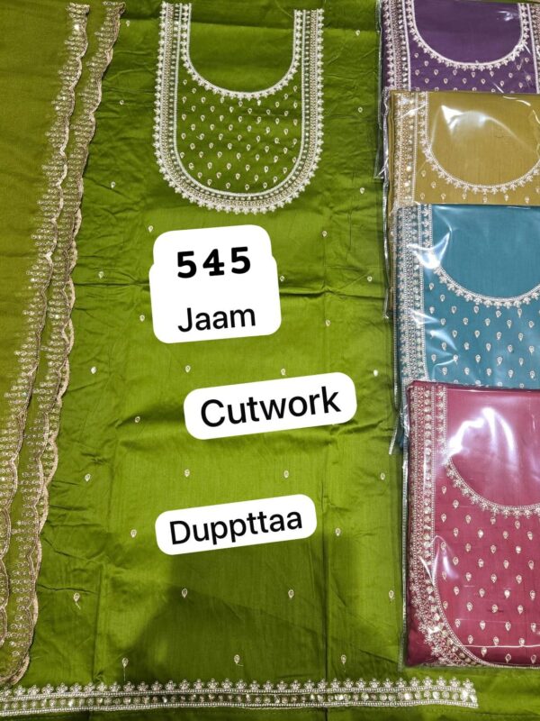 SCAK Jaam Top Pure Chiffon Dupatta Unstitched Suits