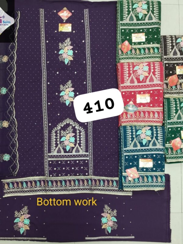 1000712395 Sharvi Fiona Top Pure Chiffon Dupatta Unstitched Suits