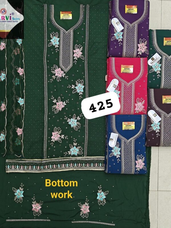 1000712396 Sharvi Fiona Top Pure Chiffon Dupatta Unstitched Suits