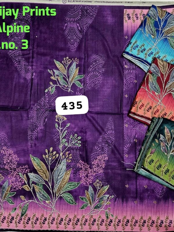 Vijay Acrowool Top Acrowool Dupatta Unstitched Suits