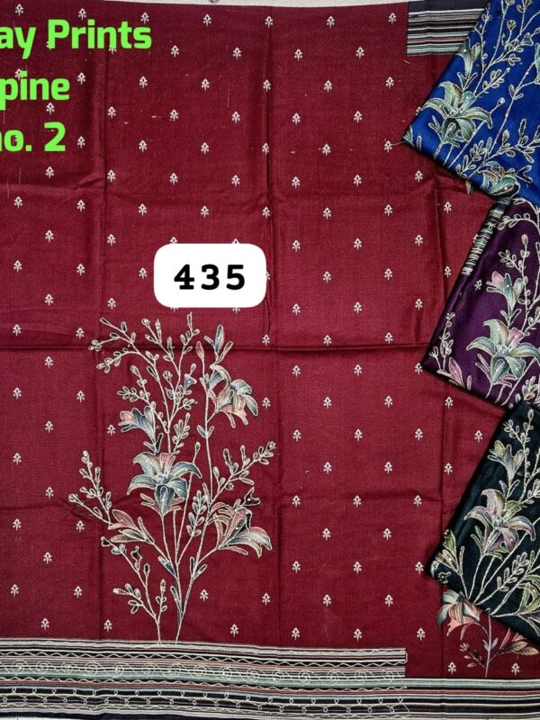 Vijay Acrowool Top Acrowool Dupatta Unstitched Suits