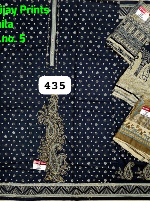 Vijay Acrowool Top Acrowool Dupatta Unstitched Suits