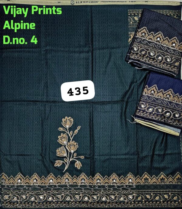 Vijay Acrowool Top Acrowool Dupatta Unstitched Suits