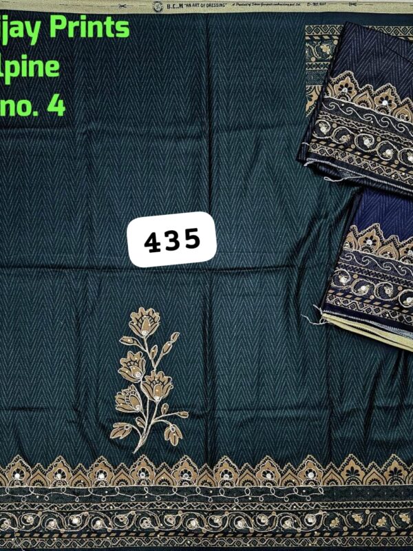 Vijay Acrowool Top Acrowool Dupatta Unstitched Suits