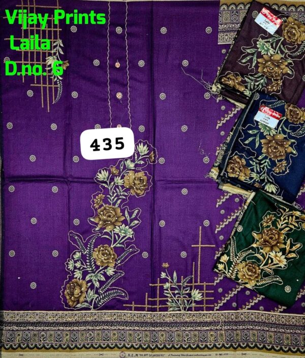 Vijay Acrowool Top Acrowool Dupatta Unstitched Suits