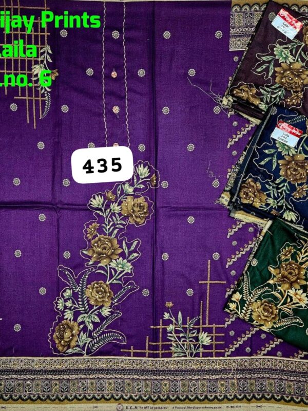 Vijay Acrowool Top Acrowool Dupatta Unstitched Suits