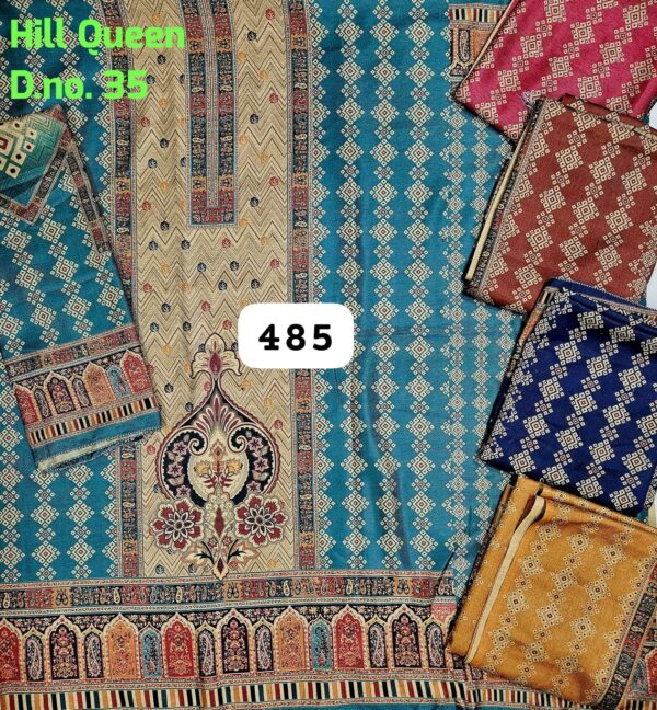 SCAK Acrowool Top Acrowool Dupatta Unstitched Suits