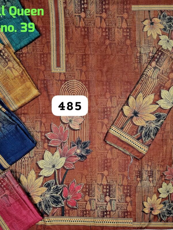 SCAK Acrowool Top Acrowool Dupatta Unstitched Suits