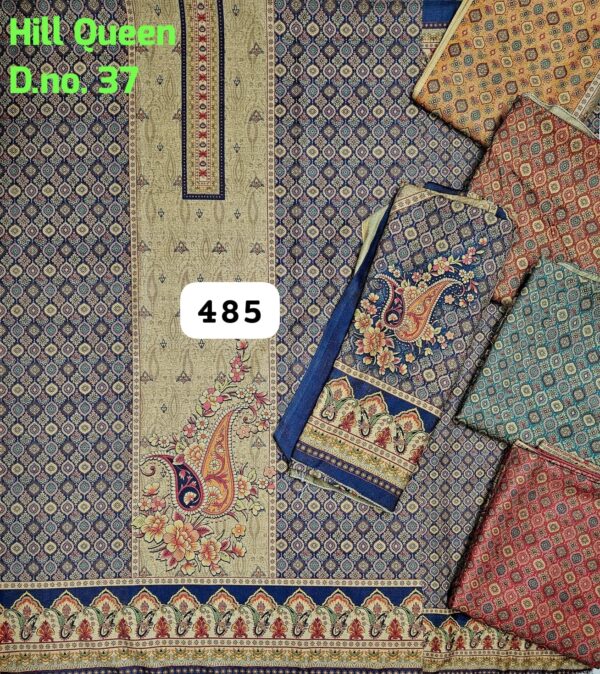 SCAK Acrowool Top Acrowool Dupatta Unstitched Suits